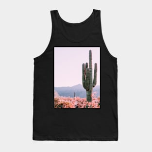 Cacti, Desert, Landscape, Sky, Nature print Tank Top